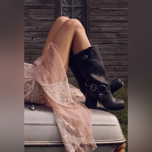 Jeffrey Campbell x Anthropologie Tall Boot Platform Western Boot Sz9.5 - Picture 4 of 16